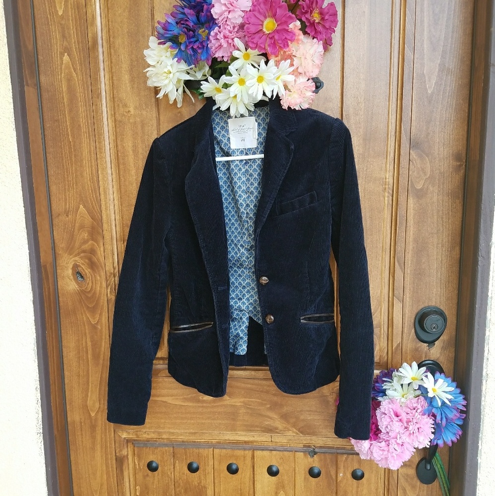 H&M CORDUROY BLAZER